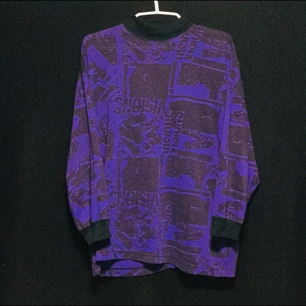 vtg energie bi currants mock neck L/s